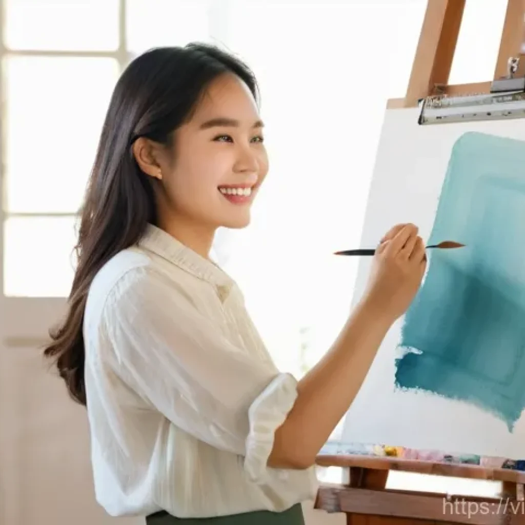 자아 수용을 통한 긍정적 정체성 확립 - **Prompt 1: Embracing Authentic Self**
    A young Vietnamese woman in her early twenties stands con...